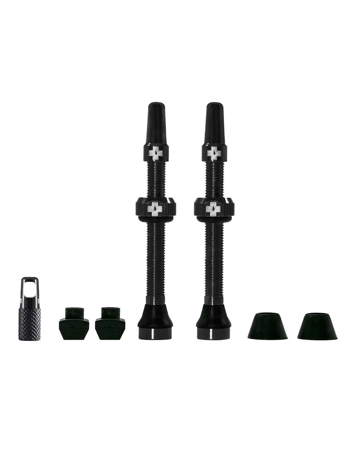 Muc-Off, V2, Tubeless Valve, Presta, 60Mm, Black, Pair 1