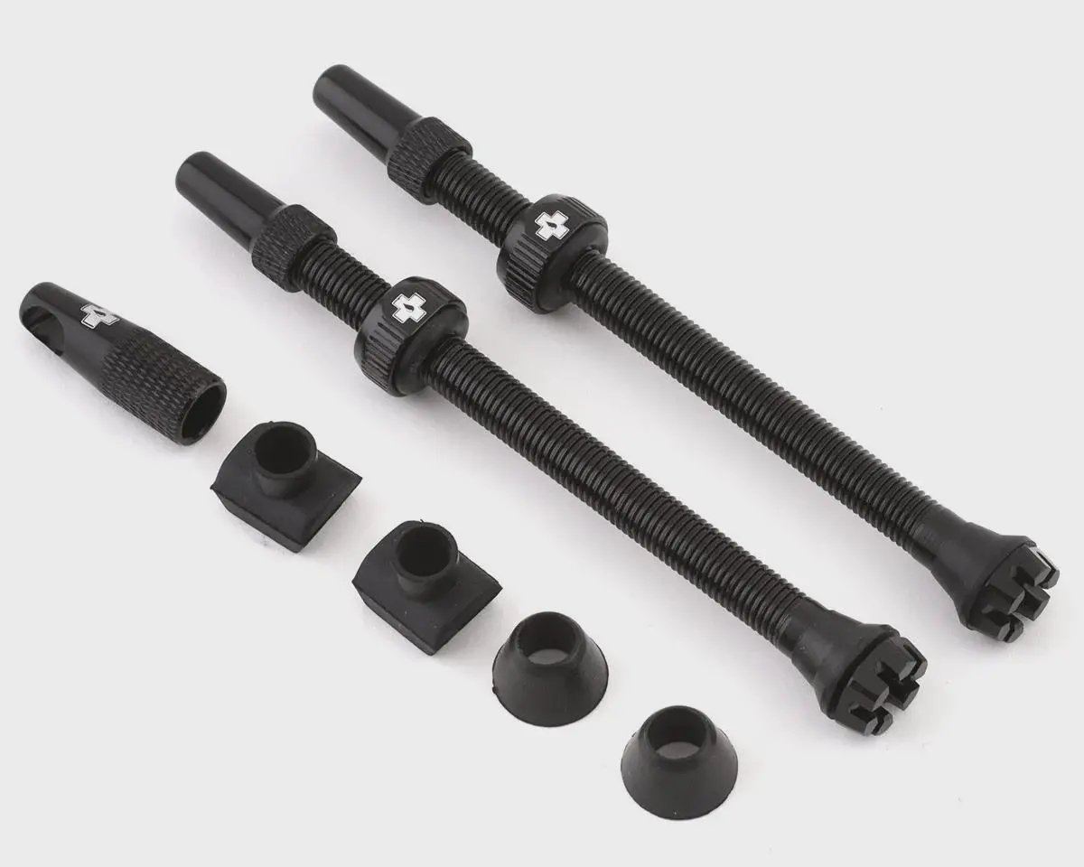 Muc-Off, V2, Tubeless Valve, Presta, 80Mm, Black, Pair 1