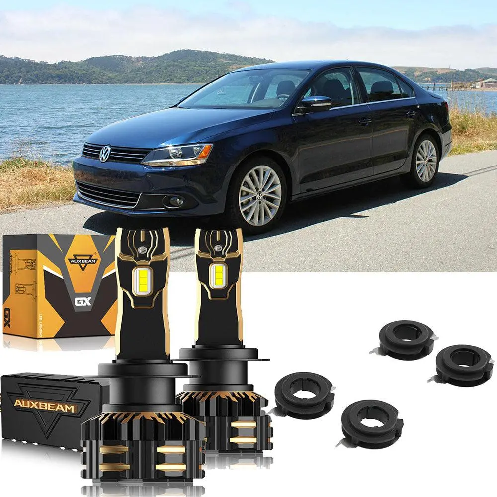 For 2011 Volkswagen Jetta H7 Led Headlight Bulbs 1