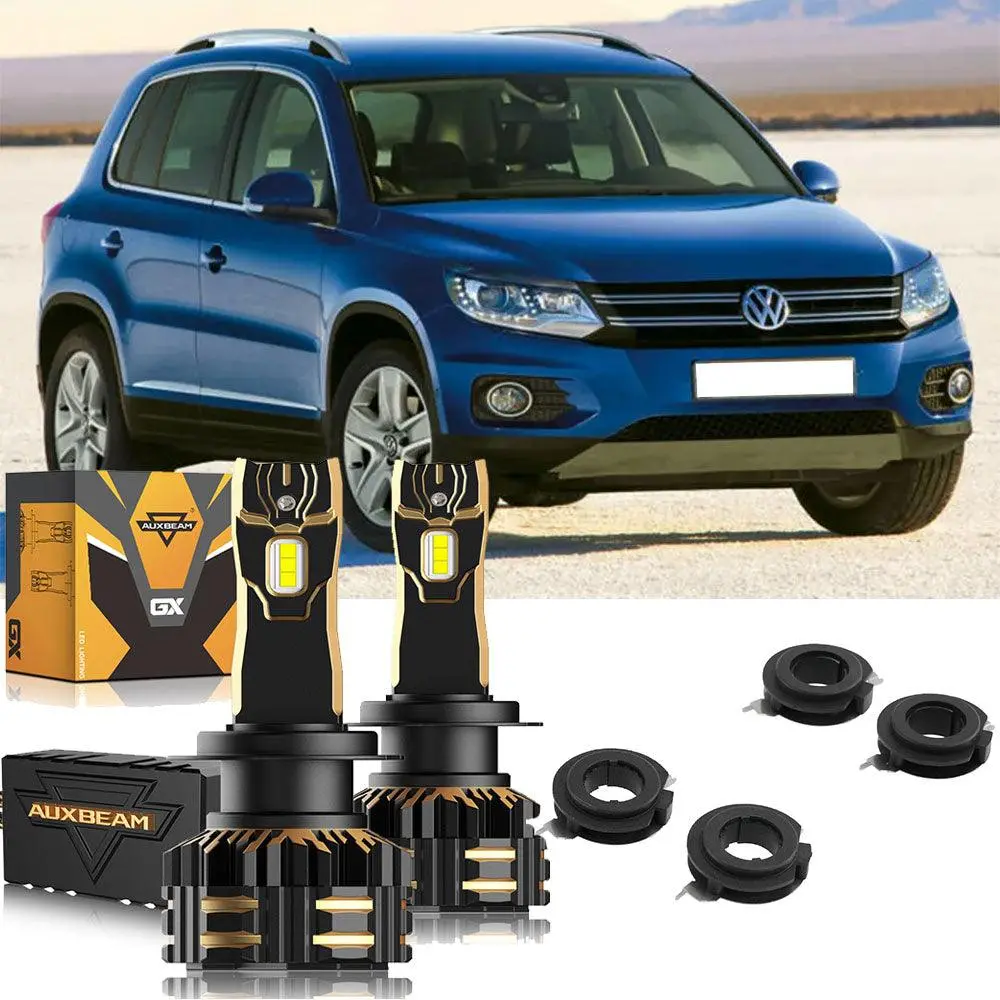 For 2010-2011 Volkswagen Tiguan H7 Led Headlight Bulbs 1