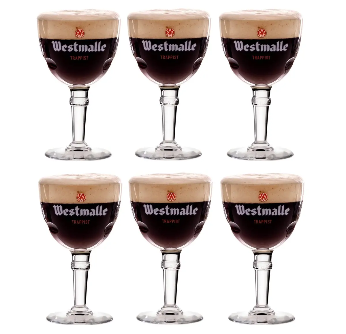 Westmalle Bierglazen Trappist - 330 Ml - 6 Stuks 1