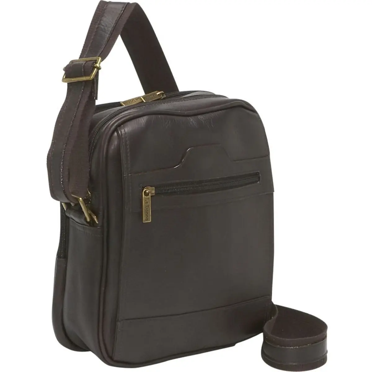 Ledonne Leather Mens Day Bag 1