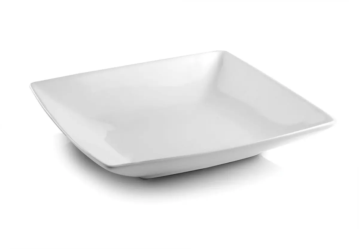 Bonbistro Diepe Borden / Pastaborden Yong Squito 22 X 22 Cm - Wit - 3 Stuks 1