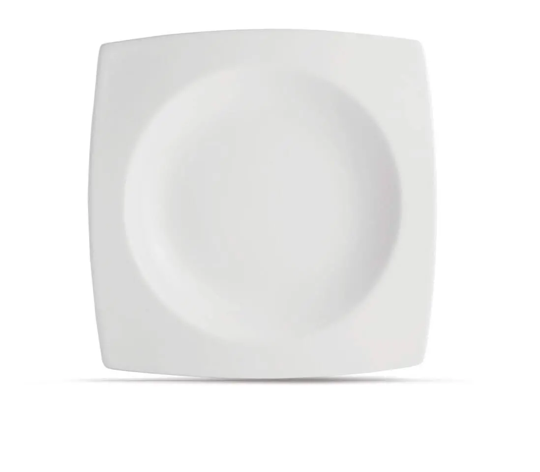 Bonbistro Diepe Borden / Pastaborden Yong Squito 27 X 27 Cm - Wit - 6 Stuks 1